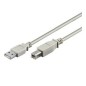 goobay USB 2.0 USB-kabel 3m Grå